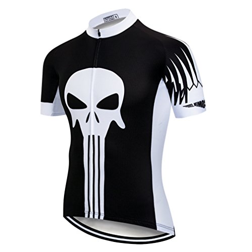 Weimostar - Maillot de ciclismo para hombre - Gris -