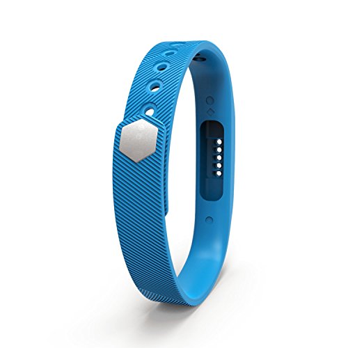 WEINISITE Pulsera de silicona Banda de Reemplazo Correa para Fitbit Flex 2 (Set 5, S)