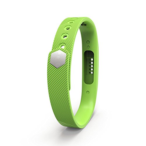 WEINISITE Pulsera de silicona Banda de Reemplazo Correa para Fitbit Flex 2 (Set 5, S)