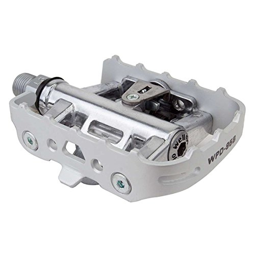 Wellgo 95B Clipless MTB Pedals - Silver by Wellgo