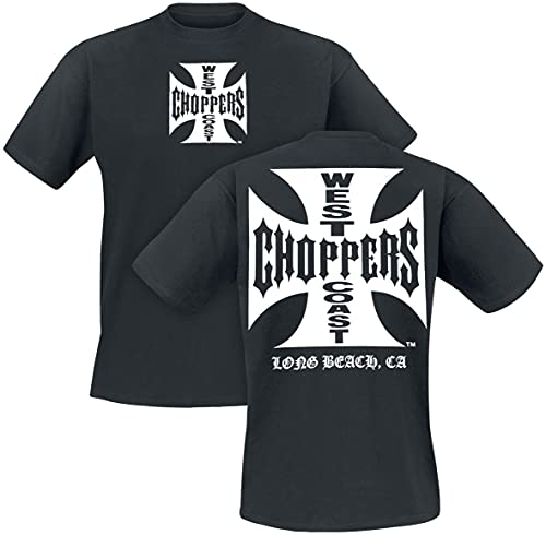 West Coast Choppers Iron Cross Camiseta Negro L