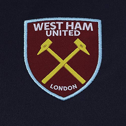West Ham United FC - Camiseta Oficial de Entrenamiento - para Hombre - Poliéster - Azul Marino - 3XL