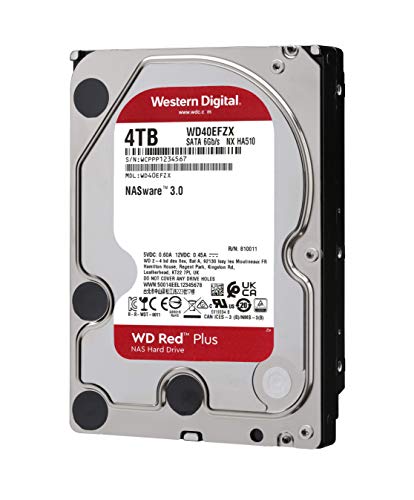 Western Digital WD Red Plus 3.5" 4000 GB Serial ATA III