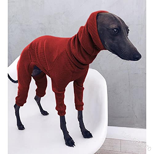 Whippet, Ropa de Galgo Italiano, Mono de Perro Ligero para Perros medianos Grandes, Pijamas para Mascotas, Pijamas para Camisa de Pastor PJS