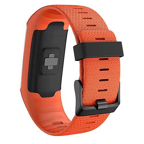 WIIKAI Compatible con Polar A3060/A370 Correas para Relojes, Correa de Pulsera de Reemplazo(Naranja).