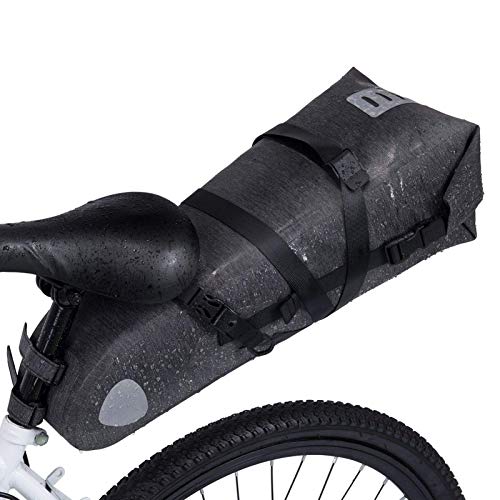 WILDKEN Bolsa Sillín Bicicleta Montaña Bolsa Bicicleta Impermeable Alforjas Bicicleta MTB Carretera Bolsa Ciclismo para Asiento Trasero Ajustable 3L-10L (Gris)