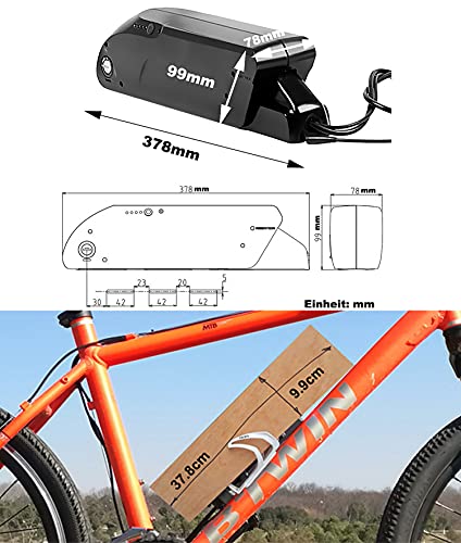 WLDOCA Kit de conversión de Bicicleta eléctrica con batería y Pantalla LCD multifunción S700 Motor sin escobillas de 350 W para 20/26/27,5/29 '' / 700C,27.5''