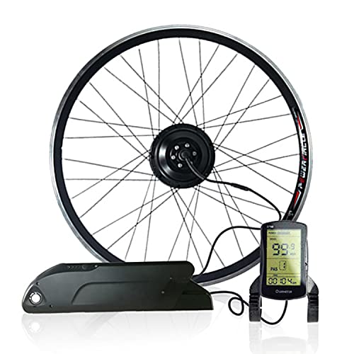 WLDOCA Kit de conversión de Bicicleta eléctrica con batería y Pantalla LCD multifunción S700 Motor sin escobillas de 350 W para 20/26/27,5/29 '' / 700C,27.5''