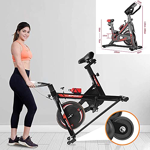 WOERD Indoor Exercise Bike, Smart Connect Cycling Bikes with Heart Rate Monitor, Silent Belt Drive Stationary Fitness Bike For Home Gym with Tablet Holder