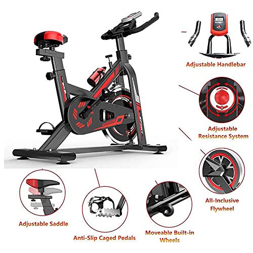 WOERD Indoor Exercise Bike, Smart Connect Cycling Bikes with Heart Rate Monitor, Silent Belt Drive Stationary Fitness Bike For Home Gym with Tablet Holder