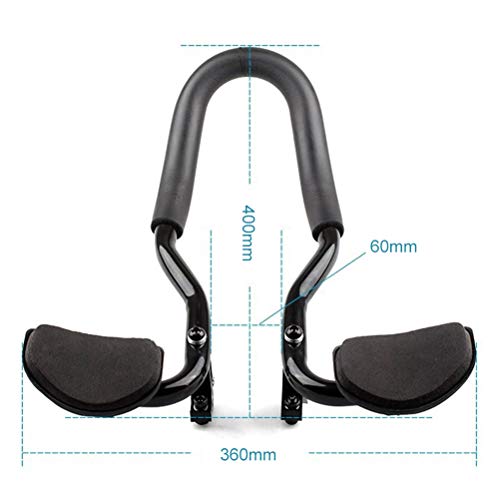 WSTERAO Accesorio para Manillar de triatlón, Ajustable, de múltiples Posiciones, para Bicicletas, Manillar, apoyabrazos, Manillar, Manillar, relajación, Manillar para Bicicletas de Carretera