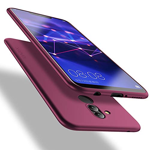 X-level Funda para Huawei Mate 20 Lite, Carcasa para Huawei Mate 20 Lite Suave TPU Gel Silicona Ultra Fina Anti-Arañazos y Protección a Bordes Funda Phone Case para Huawei Mate 20 Lite - Vino Rojo