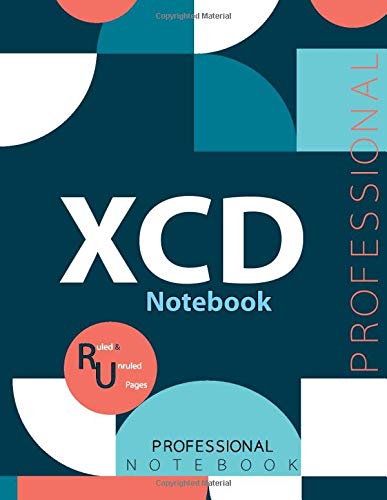 XCD Notebook, Examination Preparation Notebook, Study writing notebook, Office writing notebook, 140 pages, 8.5” x 11”, Glossy cover