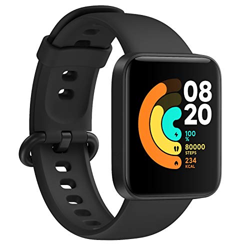 Xiaomi Mi Watch Lite, Reloj Inteligente Xiaomi de Fitness Smartwatch con Pantalla a Color de 1,4 Pulgadas, GPS, Monitorización del Ritmo Cardíaco y del Sueño, hasta 9 Días de Duración de la Batería