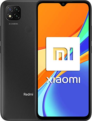 Xiaomi Redmi 9C NFC-Smartphone de 6.53" HD+ (3GB+64GB, 3x cámara trasera de 13MP con IA, MediaTek Helio G35, Batería 5000 mAh, 10 W carga rápida), Gris