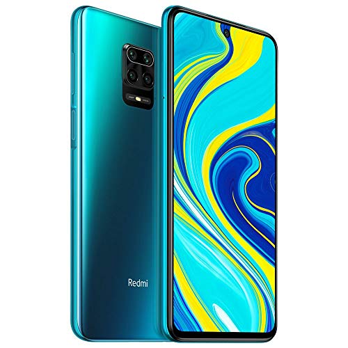 Xiaomi Redmi Note 9S (Pantalla de 6,67" FHD+, DotDisplay, 4GB+64GB, Cámara cuádruple de 48MP, Snapdragon 720G, 5020mAh con carga de 18W) Azul Aurora [Versión Internacional]