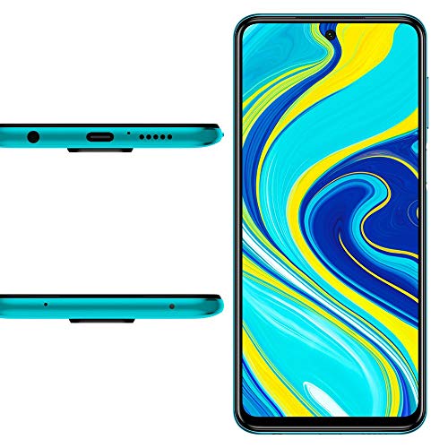 Xiaomi Redmi Note 9S (Pantalla de 6,67" FHD+, DotDisplay, 4GB+64GB, Cámara cuádruple de 48MP, Snapdragon 720G, 5020mAh con carga de 18W) Azul Aurora [Versión Internacional]