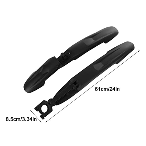 XINGHUA wangzai Store Bike Fender Mudguards Ajuste for Bicicletas Bike Bike Bike Flaps Universal Cubierta Completa Frontal y Trasero de Barro Trasero Ajustable for 24 a 24 a