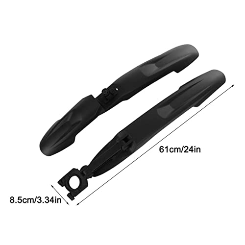 XINGHUA wangzai Store Bike Fender Mudguards Ajuste for Bicicletas Bike Bike Bike Flaps Universal Full Cubierta Frente y Trasero Guard Guard Ajustable Ajuste for 24 a 24 a