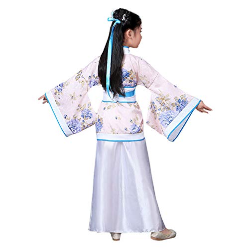 Xinvivion Estilo Chino Hanfu Vestido - Antiguo Tradicional Ropa Elegante Retro Tang Suit Traje de Rendimiento