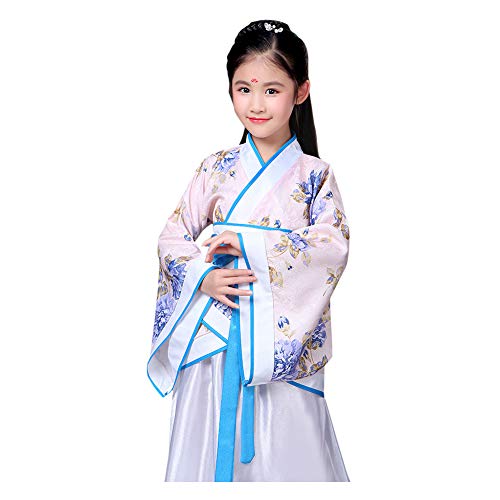 Xinvivion Estilo Chino Hanfu Vestido - Antiguo Tradicional Ropa Elegante Retro Tang Suit Traje de Rendimiento