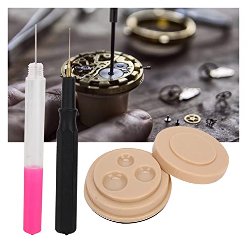 YANYAN MAYALI Observe al Aire Libre Lubricante Oiler Pin Pin Pin Pin Tip Aguja Oilero Plato Lubricador Reloj Reloj Reparación de Parte Mantenimiento Herramienta for Watchmaker (Color : Oiler Dish)