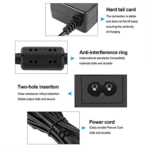 YAOBLUESEA 42V 2A Cargador de batería de para la Vespa eléctrica de la E-Bici 36V 10AH Cargador de batería de ión de Litio del Litio Poder del Adaptador …