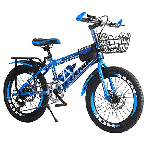 YC Bicicleta para niños Bicicleta de montaña Factor de Seguridad para Bicicletas Sensible a la Alta Velocidad 7-8-10-12-15 años Niño de Mediana Edad Bicicleta de montaña de Velocidad Variable