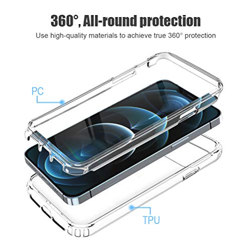 Yoedge para iPhone 7 Plus / 8 Plus 5,5" Fundas,360 Grados Transparente y Antigolpes Protector Carcasa,PC Dura Resistente Bumper+TPU Silicona impresión de mármol Case Cover para iPhone 7 Plus,Mármol 4