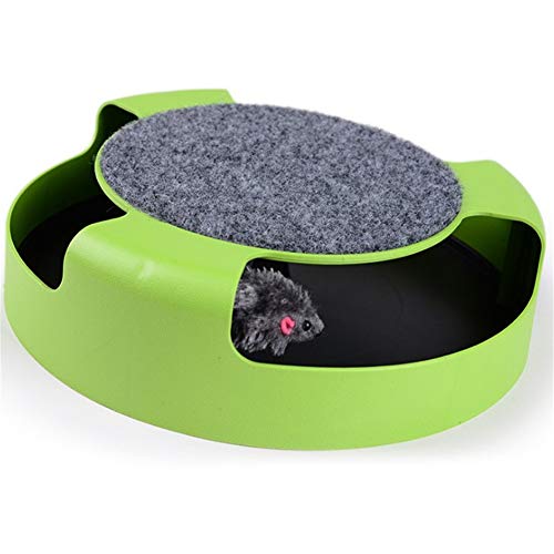 Yongkanghappy Juguetes para Gatos para Entretenimiento Juguete Gato Juguetes del ratón Gato Pelota de Ejercicio Juguete de Rodillo Interactivo de Gato