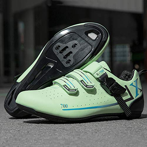 Zapatilla de Ciclismo Hombre Mujer Zapatilla de Ciclismo Zapatos Bicicleta Montaña Hombre Calzado de Bicicleta de Carretera Zapatillas de Deporte al Aire Libre para Bicicleta de Montaña/Carretera