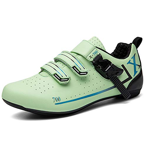 Zapatilla de Ciclismo Hombre Mujer Zapatilla de Ciclismo Zapatos Bicicleta Montaña Hombre Calzado de Bicicleta de Carretera Zapatillas de Deporte al Aire Libre para Bicicleta de Montaña/Carretera