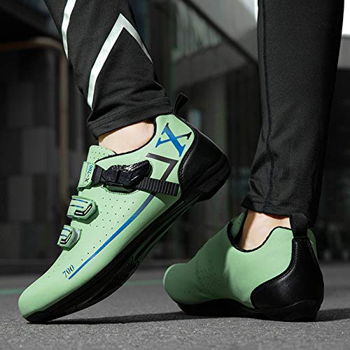 Zapatilla de Ciclismo Hombre Mujer Zapatilla de Ciclismo Zapatos Bicicleta Montaña Hombre Calzado de Bicicleta de Carretera Zapatillas de Deporte al Aire Libre para Bicicleta de Montaña/Carretera