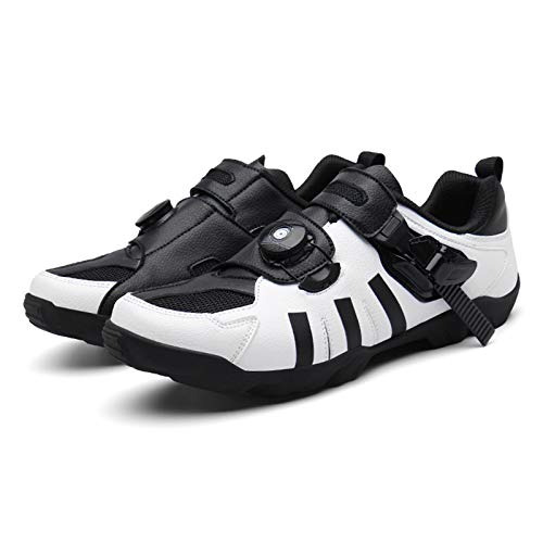 Zapatilla de Ciclismo Hombre Mujer Zapatillas Ciclismo MTB Unisex Zapatillas de Bicicleta de Carretera y Montaña Calzado para Bicicletas Transpirables al Aire Libre para Bicicleta de Montaña/Carr