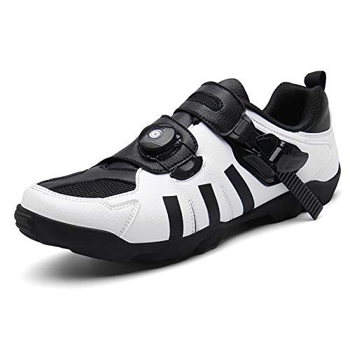 Zapatilla de Ciclismo Hombre Mujer Zapatillas Ciclismo MTB Unisex Zapatillas de Bicicleta de Carretera y Montaña Calzado para Bicicletas Transpirables al Aire Libre para Bicicleta de Montaña/Carr