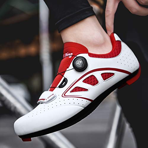 Zapatilla de Ciclismo Hombre para Carretera y Montaña Zapatilla de Ciclismo - Zapatos de Bicicleta de Carretera Calzado Deportivo de MTB Transpirable Calzado de Ciclismo y Senderismo Interior Zap