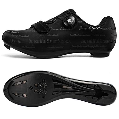 Zapatilla de Ciclismo Hombre para Carretera y Montaña Zapatilla de Ciclismo Zapatos de Bicicleta de Carretera Hombre Zapatillas de Bicicleta de Montaña Transpirables Calzado para Bicicletas Inter