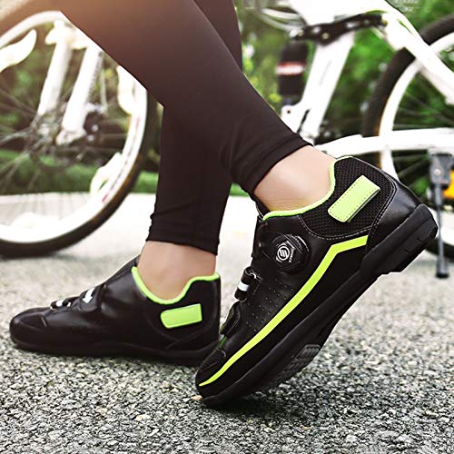 Zapatillas Bicicleta Montaña Hombre Zapatillas de Bicicleta Unisex Calzado Deportivo de MTB Transpirable Zapatos de Ciclismo para Ciclismo de Carretera y Ciclismo de montaña para Bicicleta de Mon