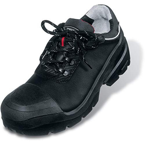 Zapatos de trabajo Uvex Quatro Pro - zapatos de seguridad S3 SRC - Negro, talla:41