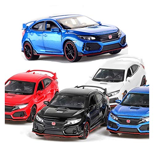 ZCLY 1:32 para Type-R Sport Car Diecast Vehículos De Juguete Modelo De Coche con Colección De Luces De Sonido Juguetes De Coche para Niño Regalo para Niños Modelo de Auto (Color : 3)