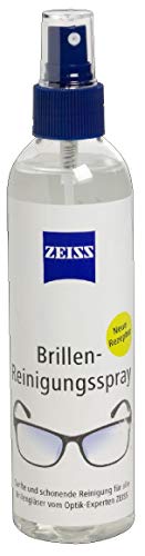 ZEISS Spray limpiador de gafas con 240 ml de contenido para una limpieza suave y profunda de tus lentes – sin alcohol.