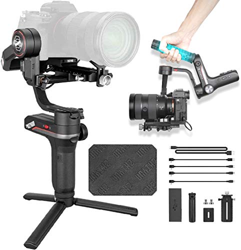 Zhiyun Weebill S Gimbal Reflex, estabilizador Gimbal de 3 Ejes Compatible con cámaras Canon, Sony, Nikon y Panasonic