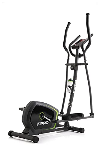 ZIPRO Bicicleta elíptica para Casa Neon, Entrenador eliptico, LCD Pantalla, sensores de Pulso, Ajuste de Resistencia, 150kg