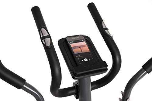 ZIPRO Bicicleta elíptica para Casa Neon, Entrenador eliptico, LCD Pantalla, sensores de Pulso, Ajuste de Resistencia, 150kg