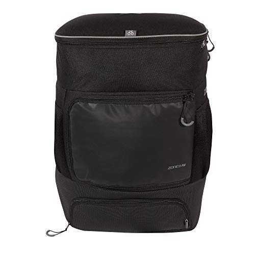 ZONE3 Sac À Dos Transition Backpack Avec Compartiment Pour Casque-(Noir Bikini, Negro/Gris, OS Clothing