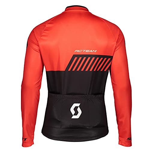 ZQD Ciclismo Maillot Hombres Jersey + Pantalones Largos Culote Mangas Largas de Ciclismo Conjunto de Ropa, Pantalones Acolchados de Gel 9D MTB Camisa de Montar, Camisa de Carreras Camisa de Ciclismo