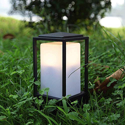 ZRABCD Lámpara Colgante Luz Candelabro Luz de Techo Ip42 Poste de Cerca Impermeable Moderno Simple Aleación de Aluminio Sombra de Acrílico E27 Pilar Villa Patio Ing Paisaje Calle Farol Antióxido Dura