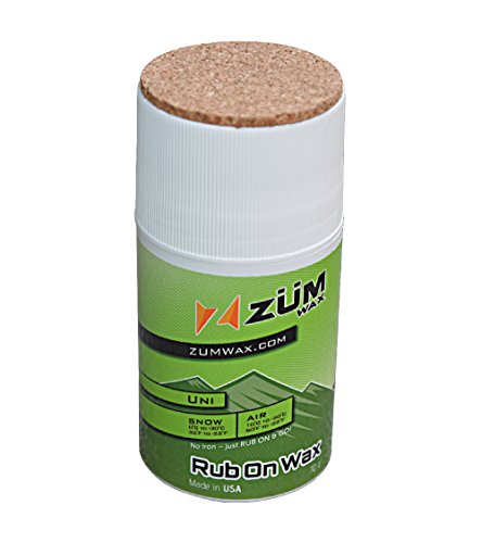 ZUMWax RUB ON WAX Ski/Snowboard - All Temperature Universal - 70 gram - INCREDIBLY FAST in ALL Temperatures!!! by ZUMWax