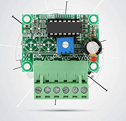 0-5 V A 4-20 ma Módulo Convertidor de Voltaje a Corriente, Módulo de Conversión de Señal V/i, Convertidor de Placa de Salida Analógica