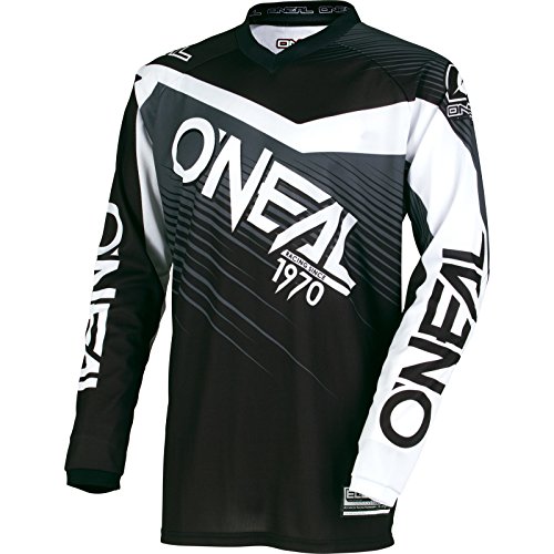 0008-103 - Oneal Element 2018 Racewear Motocross Jersey M Negro Gris